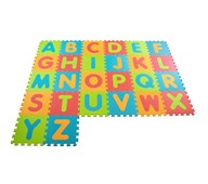 Støjsvag puslespilsmåtte bogstaver A–Z
