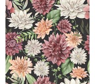 Mønstret canvas, blomst