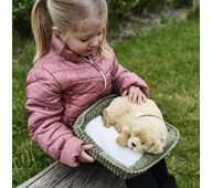 Terapihund der trækker vejret