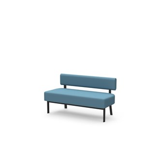 Frame siddebænk med ryglæn 2-pers.