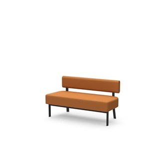 Frame siddebænk med ryglæn 2-pers.