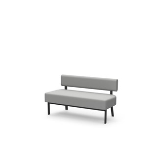 Frame siddebænk med ryglæn 2-pers.