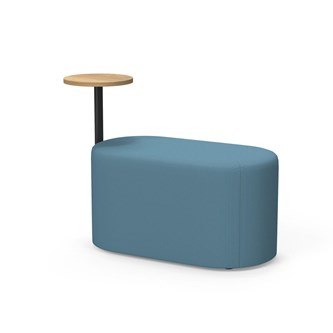 Frame siddepuf med sidebord