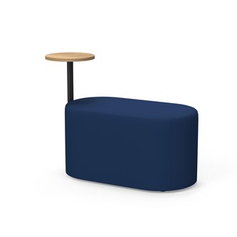 Frame siddepuf med sidebord