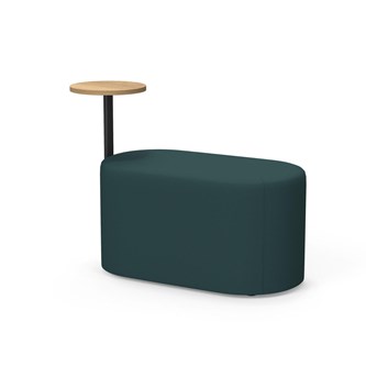 Frame siddepuf med sidebord