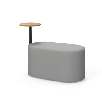 Frame siddepuf med sidebord