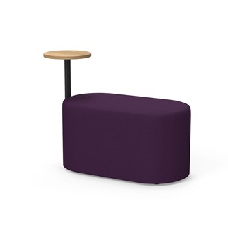 Frame siddepuf med sidebord