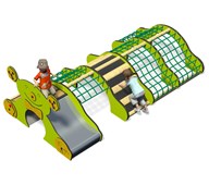 Teddy rutsjebane med 3 klatrenet