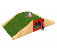 Hilly minitunnel med kuppelvindue