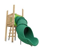 Ligno legetårn med tunnelrutsjebane