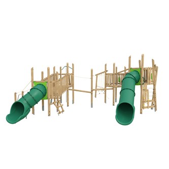 Ligno multileg med tunnelrutsjebane