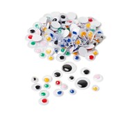 Plastøjne bevægelige og selvklæbende 1100 stk.