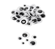 Plastøjne bevægelige og selvklæbende 1100 stk.