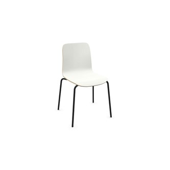 Vapaa stol lav ryg med ben sort