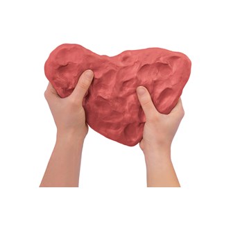 Lufttørrende ler 1 kg terrakotta