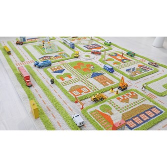 Legetæppe trafik 100x150 cm