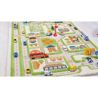 Legetæppe trafik 100x150 cm