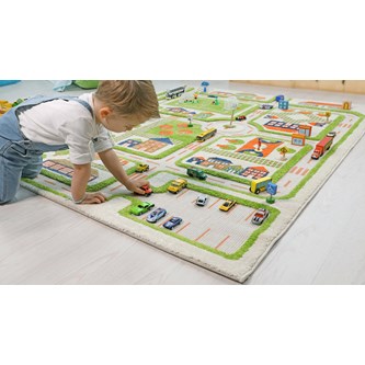 Legetæppe trafik 100x150 cm