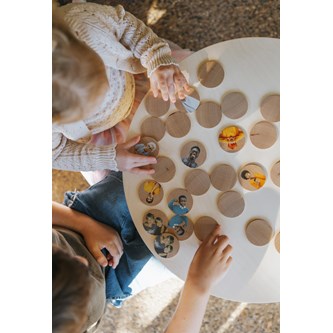 Vendespil ansigter og følelser