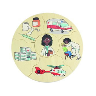 Rundt lag-på-lag-puslespil – erhverv