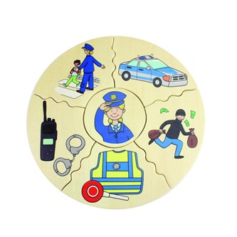 Rundt lag-på-lag-puslespil – erhverv