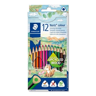 Staedtler trekantede farveblyanter 12-pak
