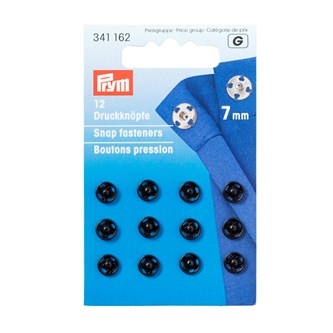 Trykknapper 7 mm 12-pak
