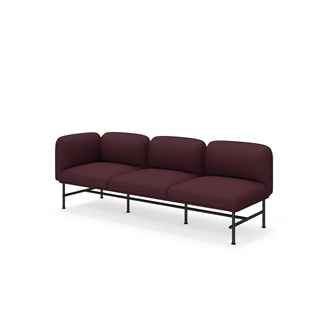 Nebula 3-pers. med armlæn højre