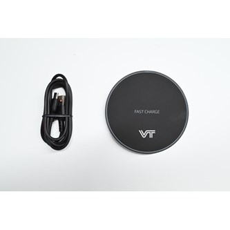 Trådløs opladningsplade 15W - VT Headsæt