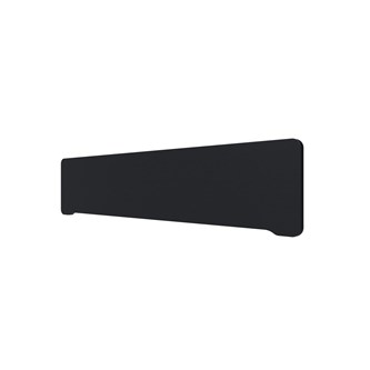 Edge bordskærm topmonteret B180xH40 cm