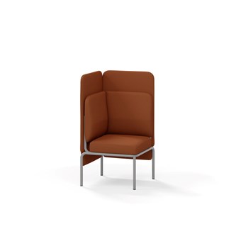 Adapt hjørnemodul medium ryg, sh45 h108 cm
