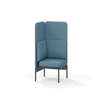 Adapt hjørnemodul høj ryg, sh45 h128 cm
