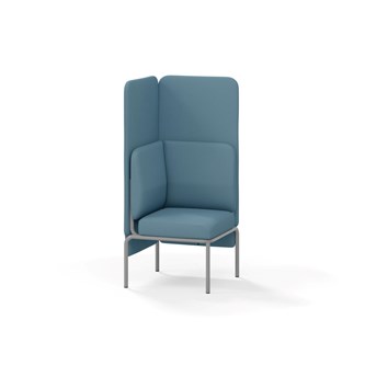 Adapt hjørnemodul høj ryg, sh45 h128 cm