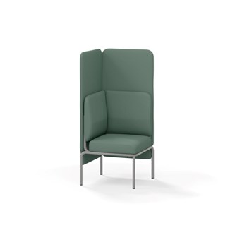 Adapt hjørnemodul høj ryg, sh45 h128 cm