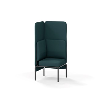 Adapt hjørnemodul høj ryg, sh45 h128 cm