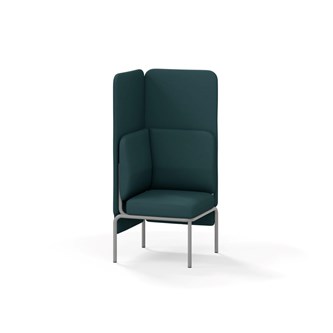 Adapt hjørnemodul høj ryg, sh45 h128 cm