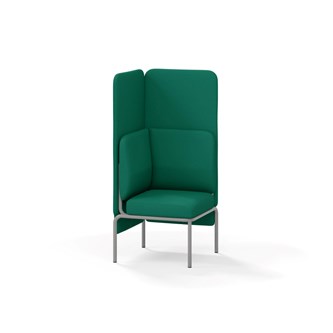 Adapt hjørnemodul høj ryg, sh45 h128 cm