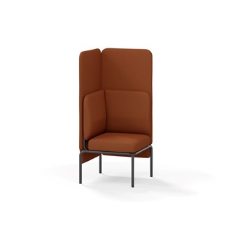 Adapt hjørnemodul høj ryg, sh45 h128 cm
