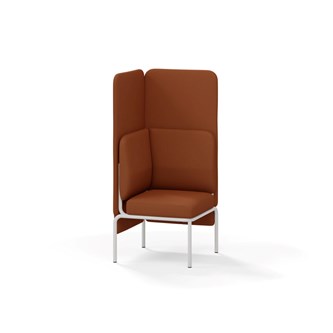 Adapt hjørnemodul høj ryg, sh45 h128 cm