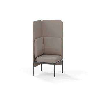 Adapt hjørnemodul høj ryg, sh45 h128 cm