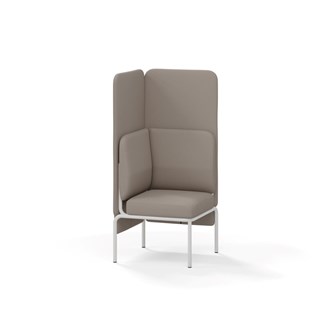 Adapt hjørnemodul høj ryg, sh45 h128 cm