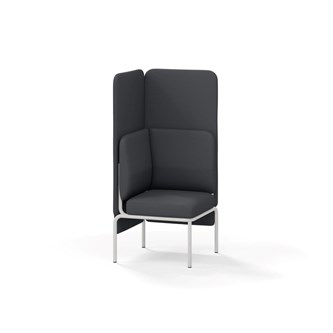 Adapt hjørnemodul høj ryg, sh45 h128 cm