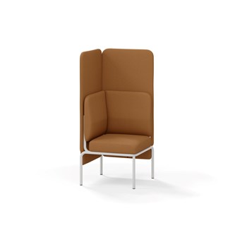 Adapt hjørnemodul høj ryg, sh45 h128 cm