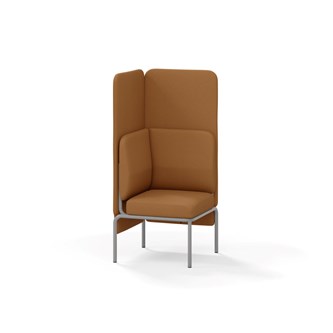 Adapt hjørnemodul høj ryg, sh45 h128 cm
