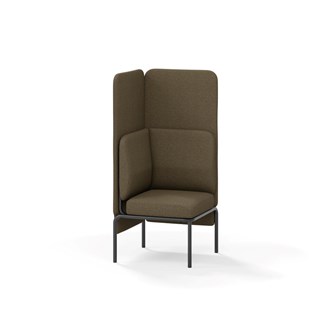 Adapt hjørnemodul høj ryg, sh45 h128 cm