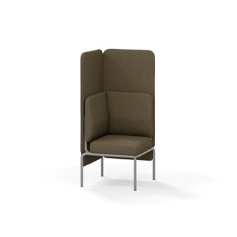Adapt hjørnemodul høj ryg, sh45 h128 cm