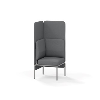 Adapt hjørnemodul høj ryg, sh45 h128 cm