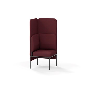 Adapt hjørnemodul høj ryg, sh45 h128 cm