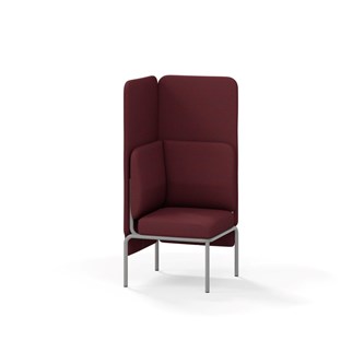 Adapt hjørnemodul høj ryg, sh45 h128 cm