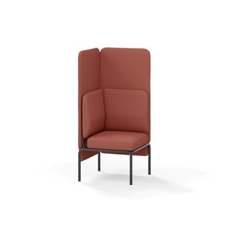 Adapt hjørnemodul høj ryg, sh45 h128 cm